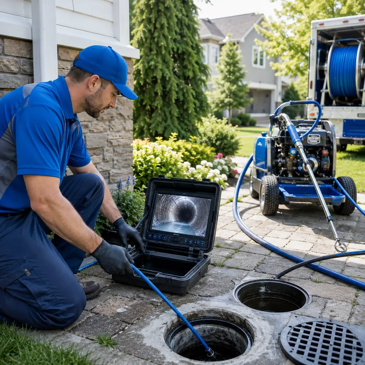 Outdoor drain cleaning professionals serving Pensacola, FL